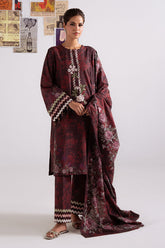 Khaddar & Linen'25 | Winter Collection |FLORAL MELODY-3PC KHADDAR PRINTED SUIT